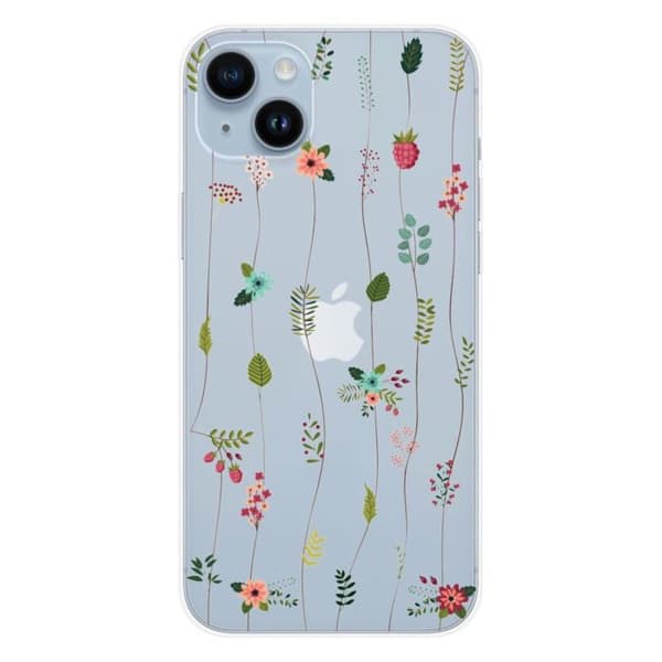 Siliconfodral - Kompatibel med Apple iPhone 14 Plus - design med blommor