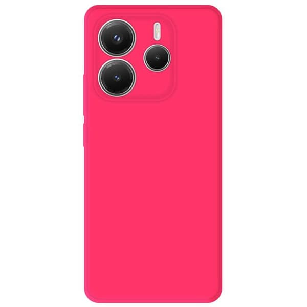 Siliconefodral - Xiaomi - Redmi Note 14 5G - Flashrosa - Flexibel - Matt finish