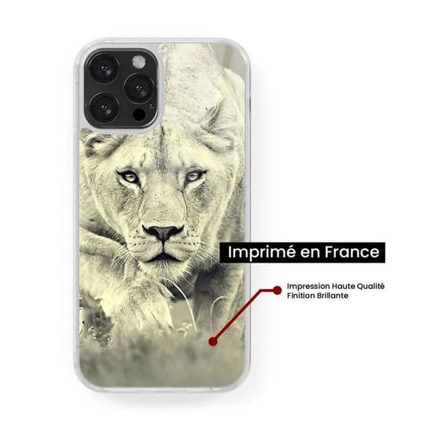 Siliconeförstärkt tryckt skydd för Apple iPhone 14 Plus Lionne