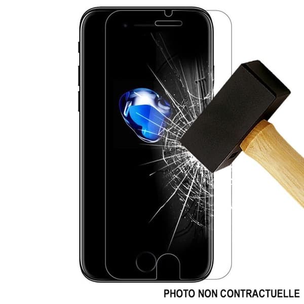 1001Coques - Härdat glas skydd för Apple iPhone 7 Plus iPhone 8 Plus - Repbeständig skärm