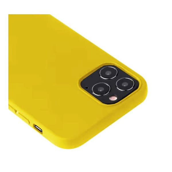 Gul silikonfodral - Kompatibel med Xiaomi Mi Note 10