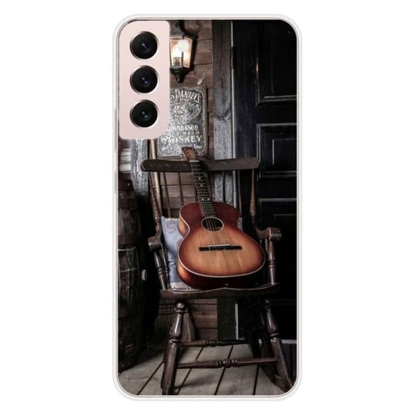 Siliconfodral - Kompatibel med Samsung Galaxy S22 Plus - gitardesign