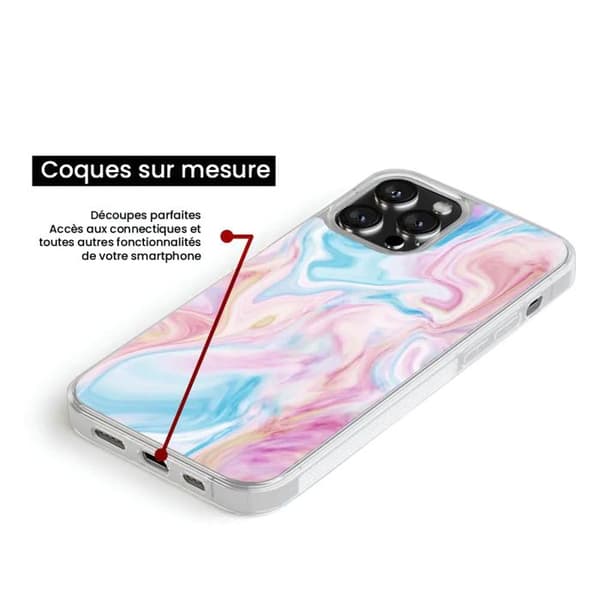 Siliconförstärkt tryckt skal kompatibelt med Apple iPhone 13 Soap