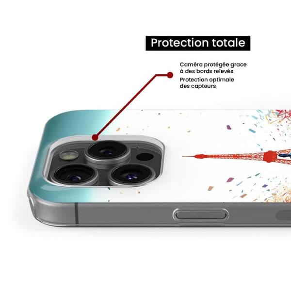 Tryckt silikonfodral som är kompatibelt med Apple iPhone 16 OS