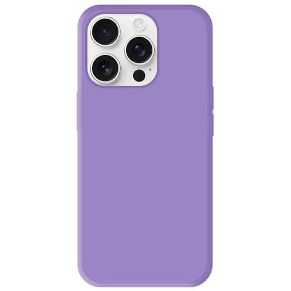 Lila silikonfodral - Kompatibel med Apple iPhone 16 Pro