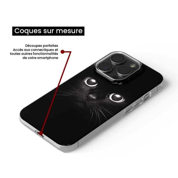 Tryckt silikonfodral kompatibelt med Xiaomi Redmi Note 12 Pro Plus Cat Eyes