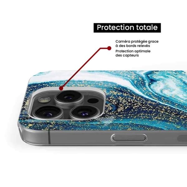 Tryckt silikonfodral kompatibelt Xiaomi Redmi Note 11 Pro Plus 5G Glitter Blue Marble