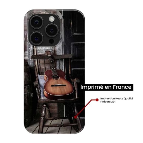 Tryckt silikonfodral som är kompatibelt med Xiaomi Redmi Note 12 4G gitarr