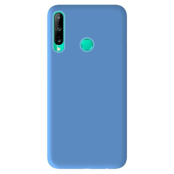 Himmelsblå silikonfodral - Kompatibel med Huawei P40 Lite E