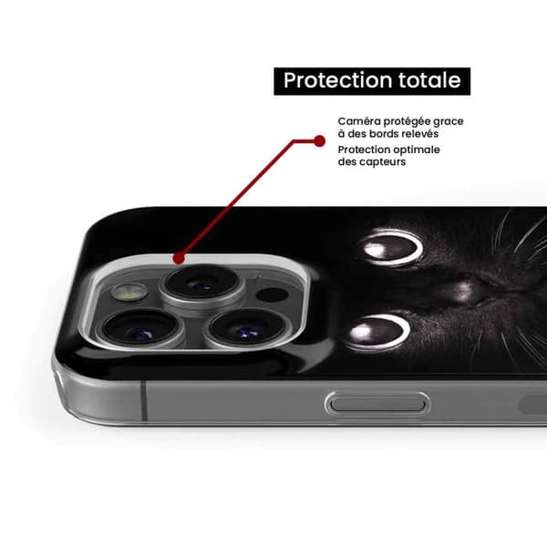 Tryckt silikonfodral som är kompatibelt med Apple iPhone 16 Plus Cat-ögon