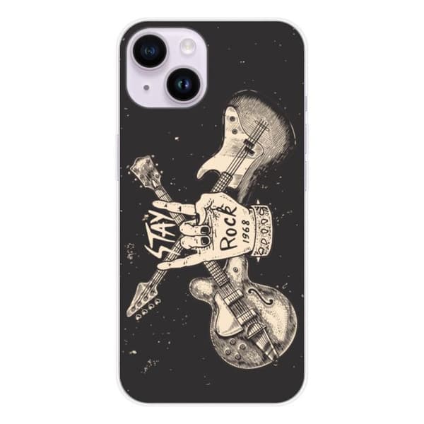 Silicone case with print - 1001 cases - Apple iPhone 14 - Multicolor - Semi-rigid - Optimal protection