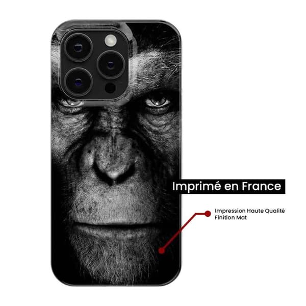 Tryckt silikonfodral som är kompatibelt med Xiaomi Redmi Note 11 Pro Plus 5G Monkey