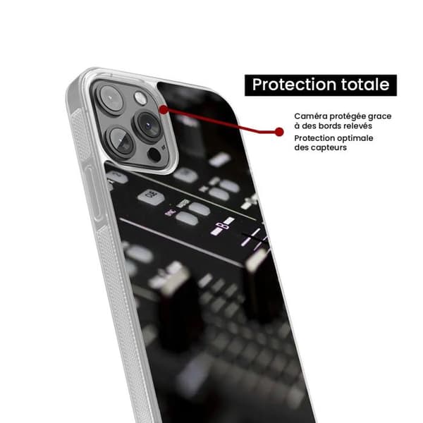 Siliconförstärkt tryckt skydd för Apple iPhone 15 Pro Dj Mixer