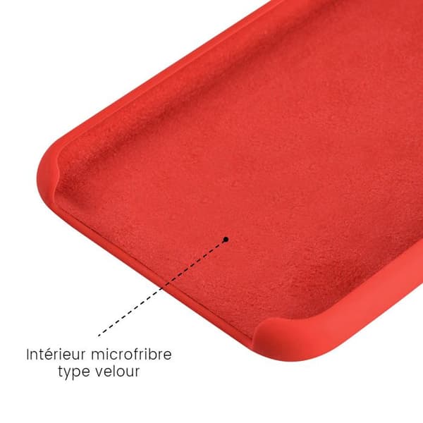 Silicona case Soft Touch - Apple - iPhone 11 Pro - Röd - Stötsäker - Trådlös laddning