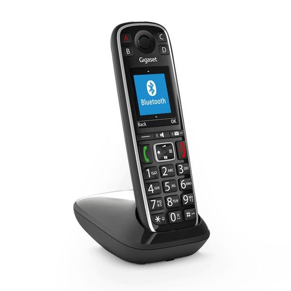 Analog telefon/DECT - SIEMENS - Gigaset E720 - Sort - 200 indgange - Håndfri