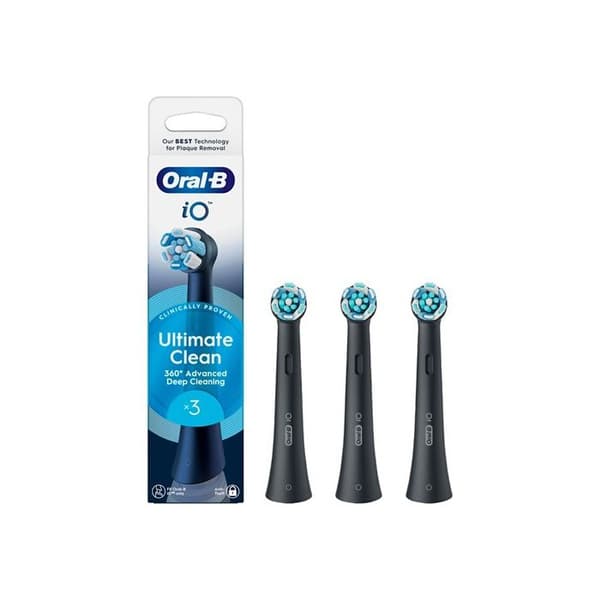 Oral B iO Ultimate Clean Tandbørste Sort X3