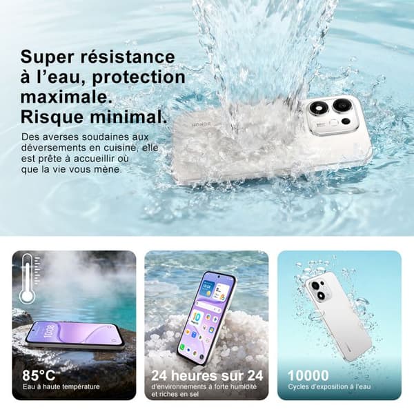 Smartphone HONOR 600 Smart 5G 256 Go ROM + 4 Go RAM - Silver