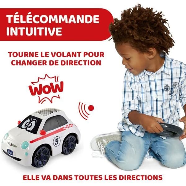 CHICCO Radiokontrolloitava Fiat 500 auto