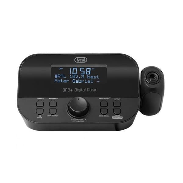 RADIOVÆKKER DIGITAL RC 85D8 DAB + SORT TREVI