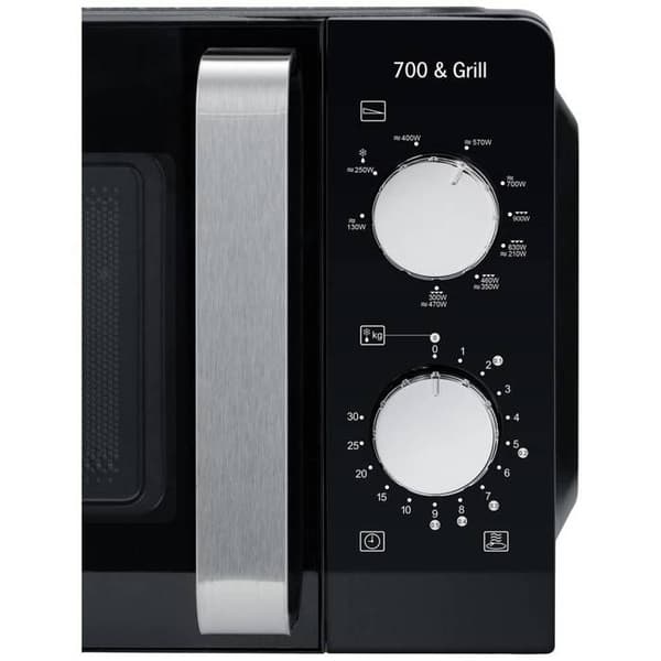 Severin 7781 Mikrobølgeovn sort 700 W timerfunktion, grillfunktion