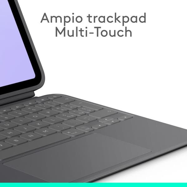 Logitech Combo Touch Tastaturcover til iPad Pro 11" Baggrundsbelyst Grafit