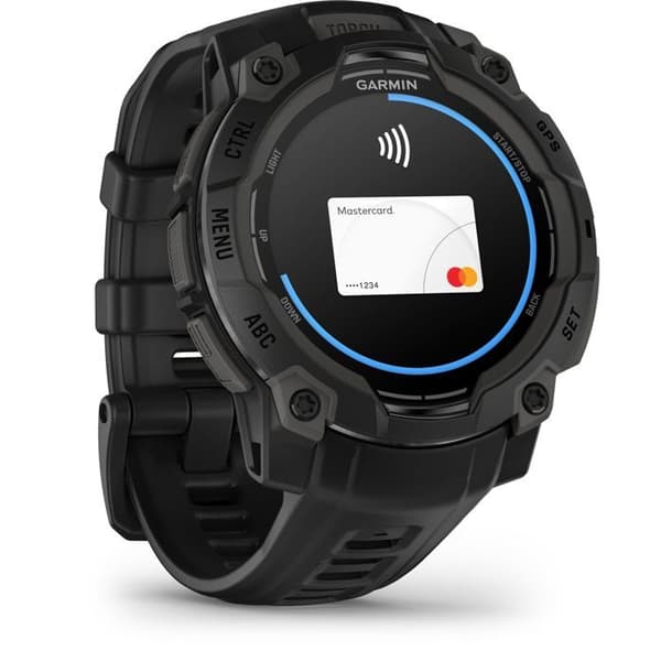 Connected watch - GARMIN - Instinct 3 - 1,2" - 45 mm - Amoled - Sort