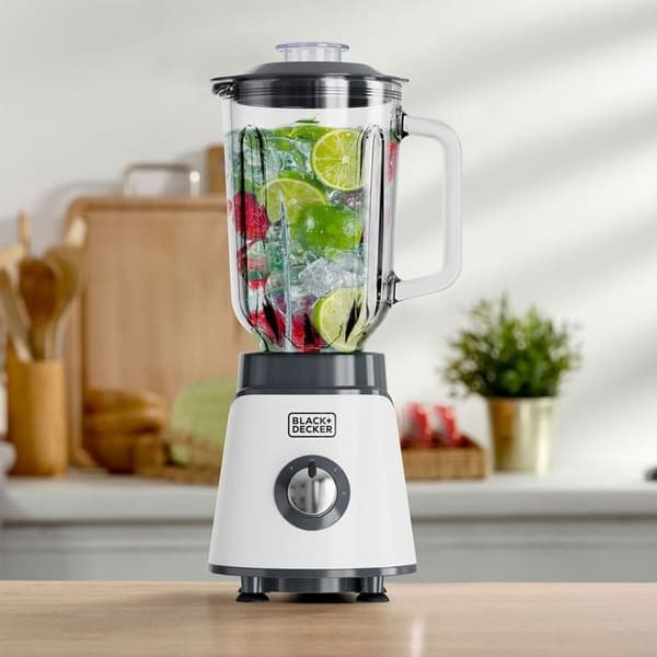 Blender Black & Decker BXJB1002E Hvid/Sort