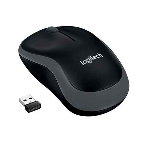 Hiiri - Langaton - Logitech - M185 - Harmaa - Ambidextra