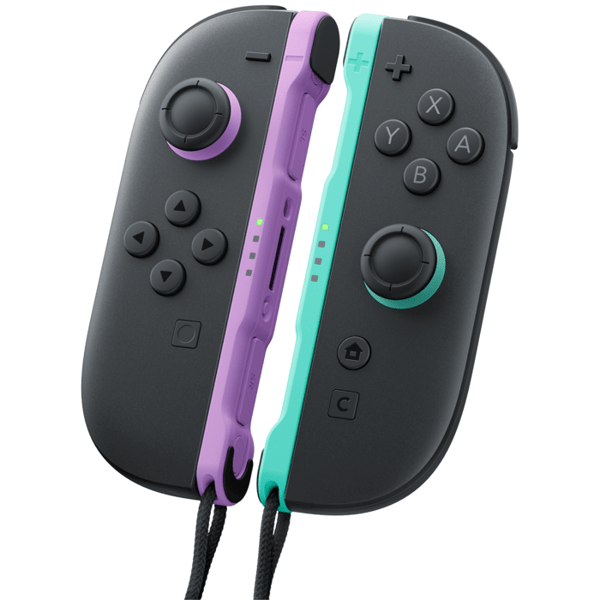 Par af Joy-Con 2 Lys Lilla & Lys Grøn til Nintendo Switch 2