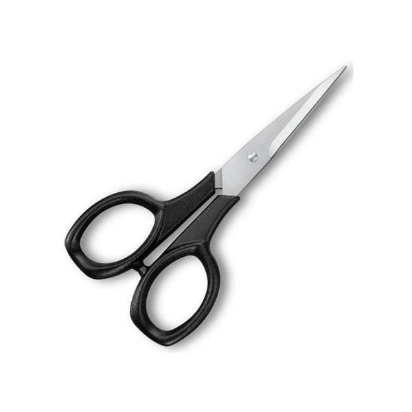 Multifunktionelle Victorinox saks 10 cm, ergonomiske sorte håndtag, rustfrit stål, ambidextrous – Ref. 8.1017.10