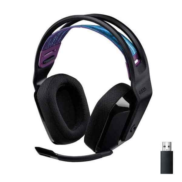 Gaming headset - Trådløs - Logitech G - G535 Lightspeed - PS5, PS4, PC, MAC - Sort