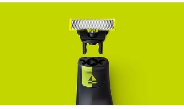 Reservedel - PHILIPS - OneBlade QP624/50 - Rustfrit stål - 2 blade - Pletbeskyttelse
