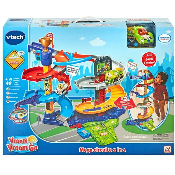 Racingbana - VTECH - MEGA Circuir Vtech - Hot Wheels - Inomhus - För barn