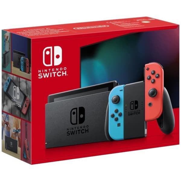 Nintendo Switch-konsol • Neonblå & Neonrød