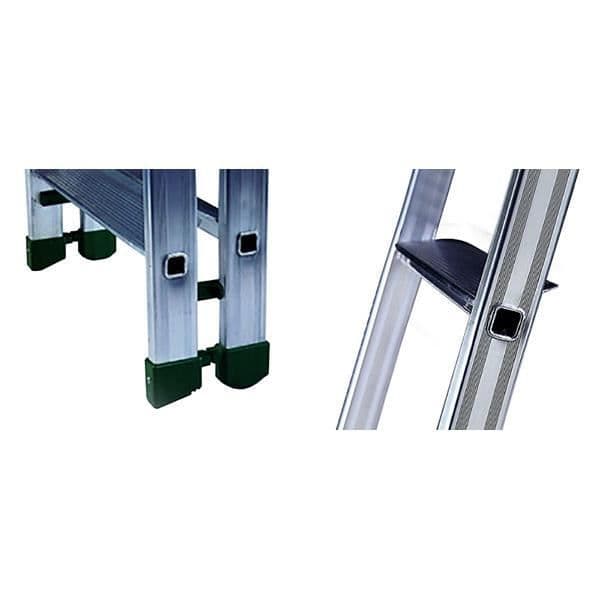 Dobbelt adgangs stige - D2 - 2x3 trin - Strierede og dybe trin