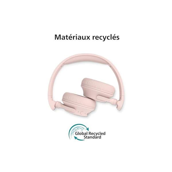 Over-ear headset - PHILIPS - Trådløs - 70 timers batterilevetid - Bluetooth 6.0 multipoint - Dynamisk bas