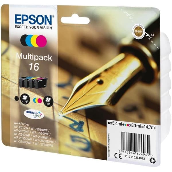Epson PACK PLUME 4CL mustepatruuna