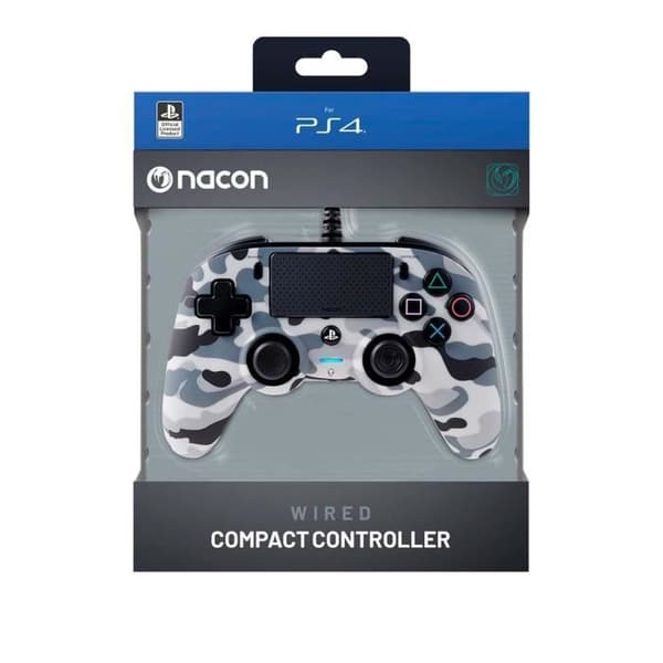 Gamepad - Nacon - Kompakt Controller - Kablet - Grå camouflage - PS4