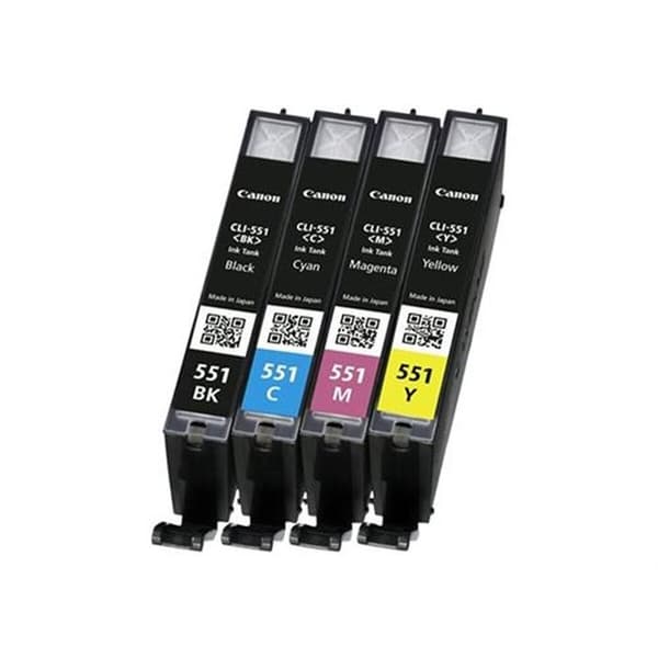 Blækpatron - Canon - Ink/CLI-551 - Multifarvet - Kompatibel - Inkjet