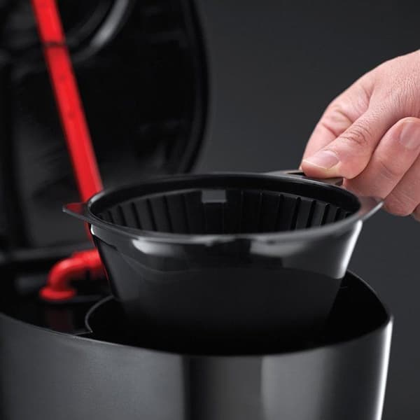Kaffemaskine - RUSSELL HOBBS - Textures Plus - 1,25 L - 10 kopper - Sort