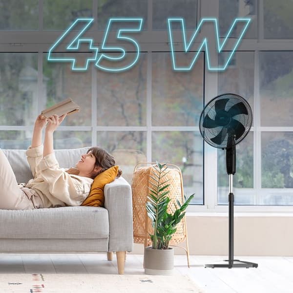 Cecotec Gulvventilator EnergySilence 515 MaxFlow Black