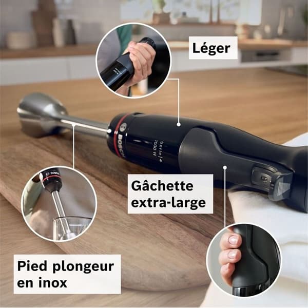 Bosch MSM4B623 Musta upotussekoitin