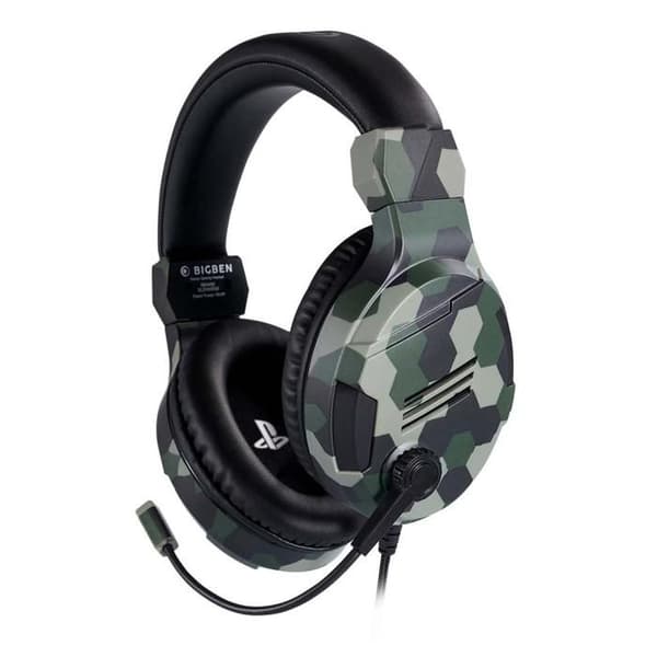 Spelheadset - BIGBEN INTERACTIVE - Stereo - Kabel - Grön - Över-örat