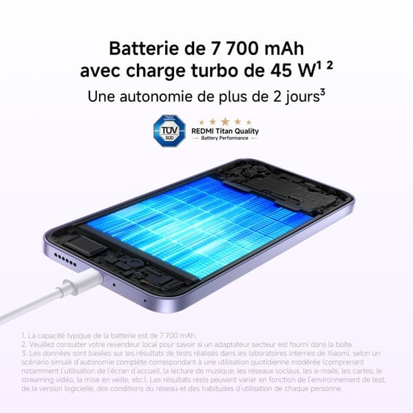 REDMI Note 17 5G - Smartphone - 6+256 GB - Batteri 7700 mAh - Blå