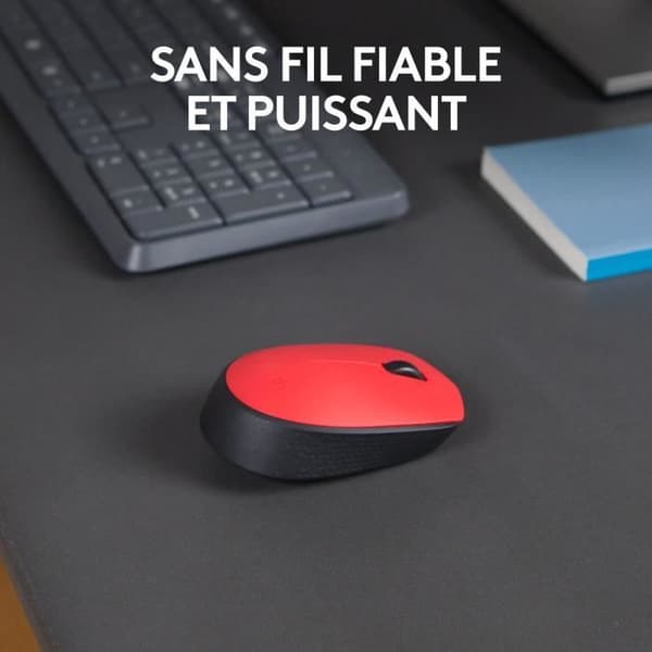 Hiiri - Langaton - Logitech - M171 - Punainen - Ambidextrous