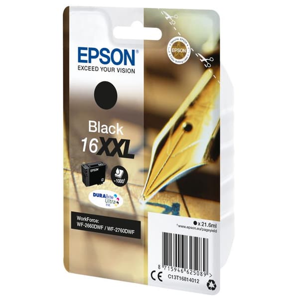 EPSON blækpatron - Sort - Inkjet - 1000 sider