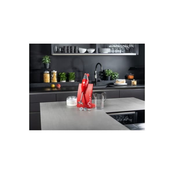 Stavblender - BAMIX - M200 SwissLine - 200W - Rød - Multifunktionel