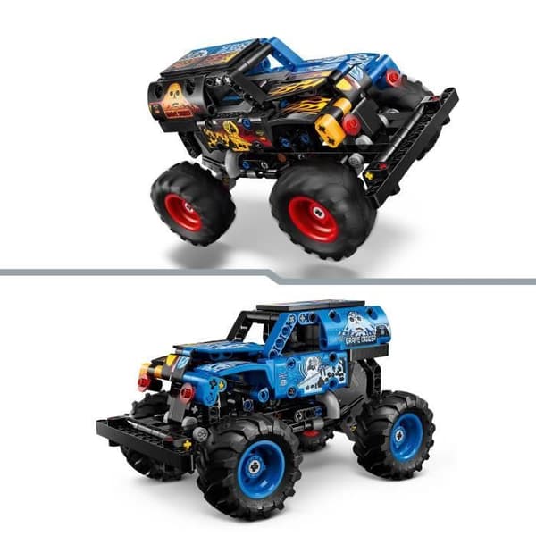 LEGO Technic 42219 Monster Jam Grave Digger - Eld och Is - Byggset från 7 år