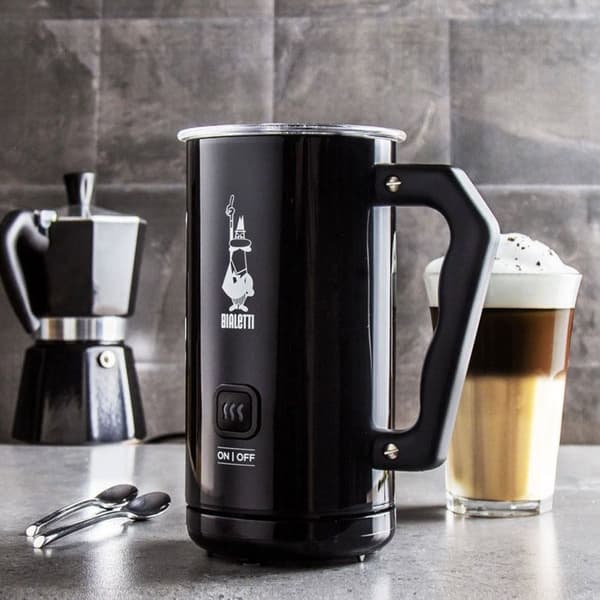 Elektrisk mælkeskummer - BIALETTI - MKF02 - 300 ml - Sort