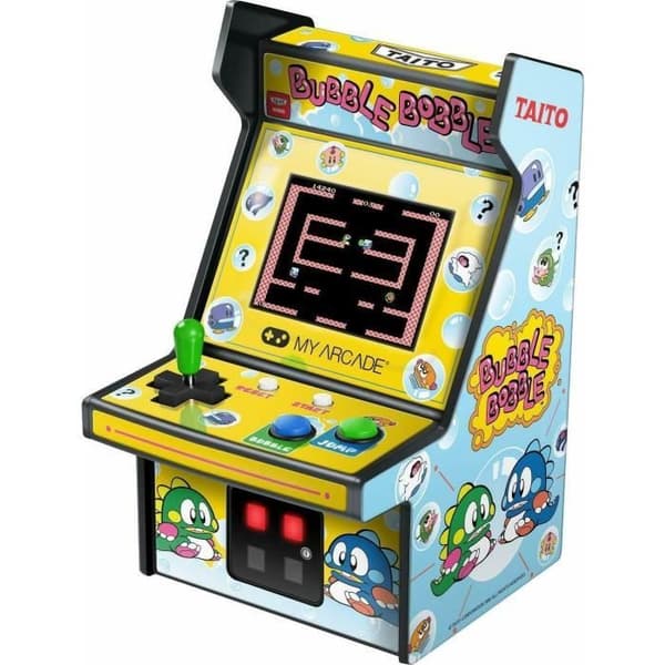 Retro Mini Arcade Spilmaskine - My Arcade - BUBBLE BOBBLE